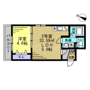 AJ宮原【2階】の間取り