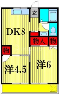 ジャスミンコート3【2階】の間取り