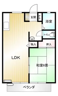 メゾンミレイユ【2階】の間取り