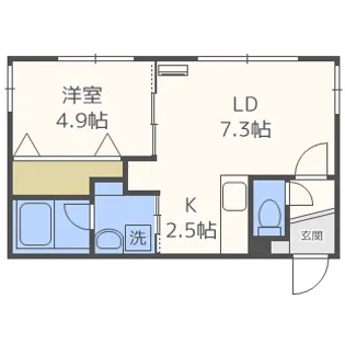LANGRES HASSAMU(ラングルハッサム)【2階】の間取り