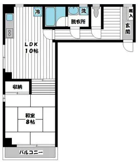 金子ビル【2階】の間取り