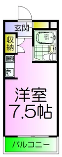 ベース1浜寺【4階】の間取り