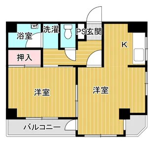 サン・トモロハイツ【2階】の間取り