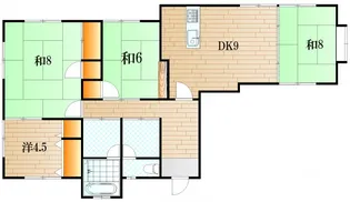 汐入アパート【1階】の間取り
