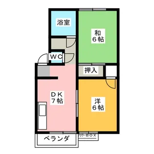 トラッド天塚【2階】の間取り