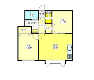 ディアコート【2階】の間取り