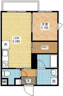 modern palazzo出雲【1階】の間取り