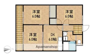 パレロワイヤル【1階】の間取り