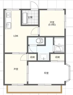 アイレックスインテグラ【2階】の間取り