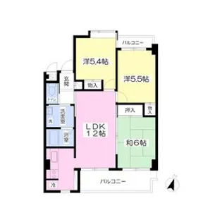 Villa Scala【4階】の間取り