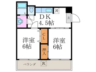 クリタビル【3階】の間取り