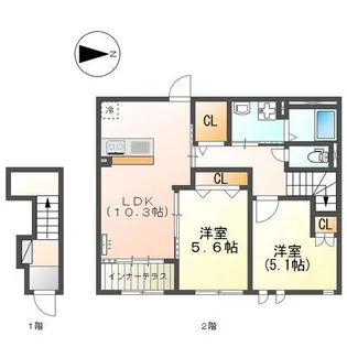 エル・クーレ【2階】の間取り