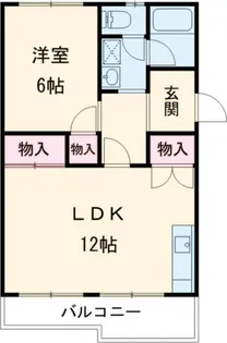 メゾンくわなM1【1階】の間取り