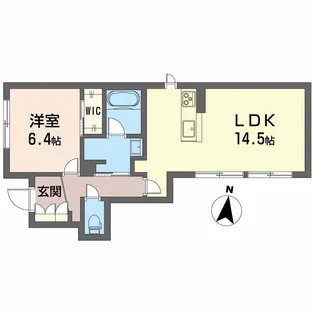 シャーメゾン優【1階】の間取り