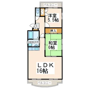 パークサイド21【3階】の間取り