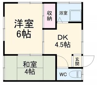 第二菊池荘【2階】の間取り