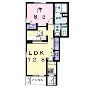 Suria Y’s B【1階】の間取り
