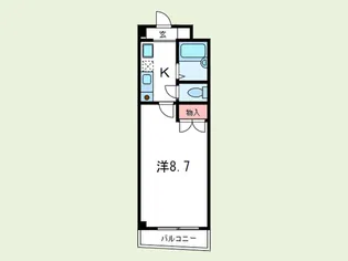 モトヤマコルティ-レ【3階】の間取り