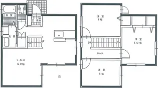 広島県東広島市八本松町正力【一戸建】の間取り