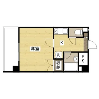 KAWABE340ビル【4階】の間取り