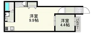 プレステージア豊饒【1階】の間取り