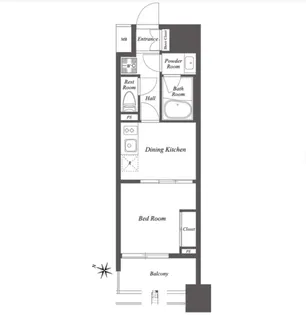 東京都豊島区雑司が谷3【マンション】の間取り