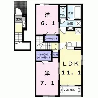 Sereno【2階】の間取り