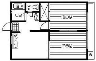 ハイツリラクセイション【1階】の間取り