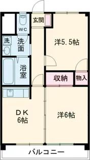 野田ハイツ【3階】の間取り