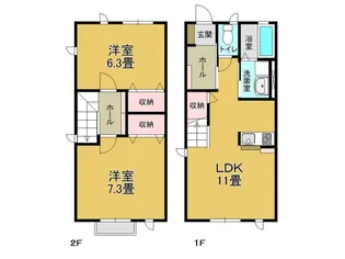 宮城県遠田郡美里町字志賀町3【一戸建】の間取り