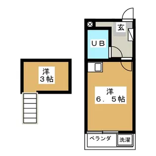 メゾンドゥshino【2階】の間取り