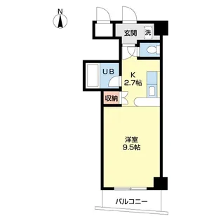 αNEXT北15条【7階】の間取り