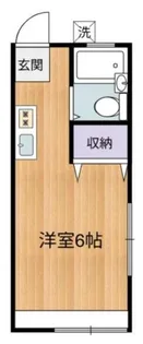 1Rの間取り画像