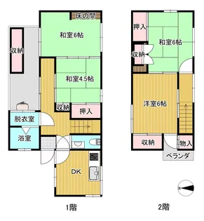 広島県尾道市天満町【一戸建】の間取り