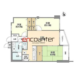 パレ二子玉川【2階】の間取り