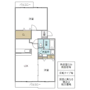ショールバレー【2階】の間取り