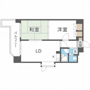 ノースビレッジ本江【7階】の間取り