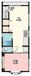 今水仲町コーポ【2階】の間取り