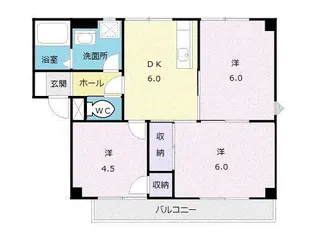 ガーデンパークA【2階】の間取り