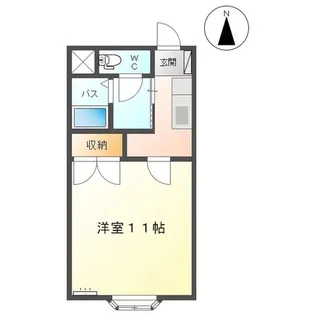 ラボーテ栄【1階】の間取り