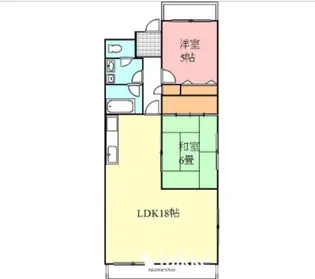 アイランドガーデン鬼無一番館【1階】の間取り
