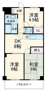ふじみつるビル【2階】の間取り