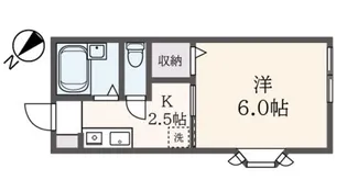 ハイツ飯田【2階】の間取り