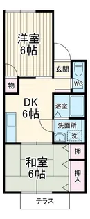 戸田エントピア【1階】の間取り