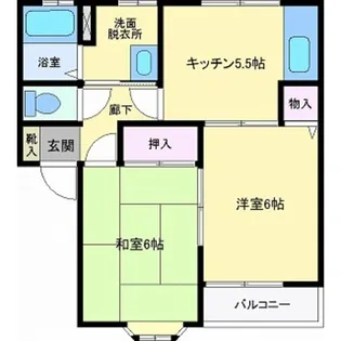 アルコバレーノ【1階】の間取り