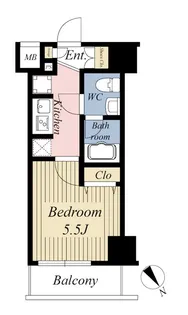 AZEST北千住【5階】の間取り