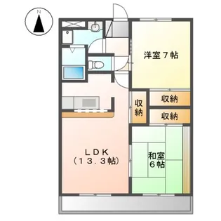 プロニティ五反田【3階】の間取り