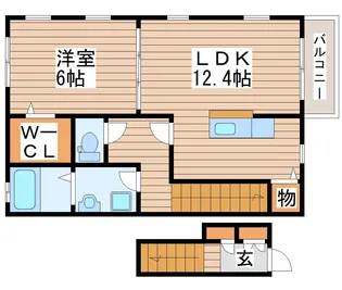 WISH南光台【2階】の間取り