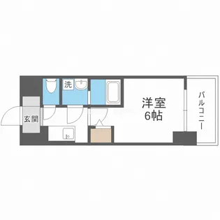 大阪府大阪市北区大淀中2【マンション】の間取り