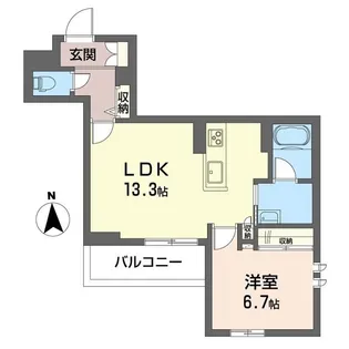 グランコート浦和【2階】の間取り